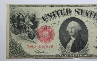 1917 $1 One Dollar United States Note FR 39 Speelman - White Horse Blanket 2