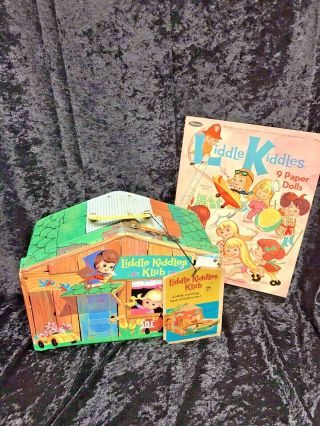 Liddle Kiddles Club Klub House Carry Case With Tag Mattel 1960 