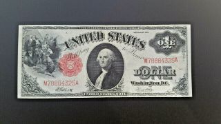 1917 $1 Large Size Legal Tender Red Seal