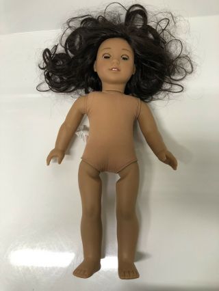 American Girl 18” Doll Nanea Mitchell Nude Doll Prestige