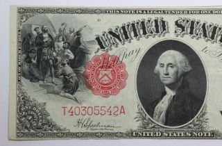 1917 $1 One Dollar United States Note FR 39 Speelman - White High Gr Horse Blanket 2