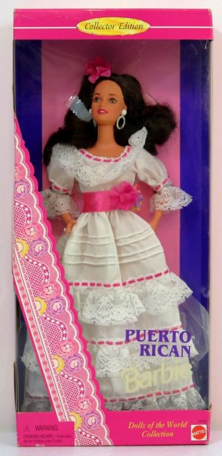 Puerto Rican Barbie Doll 1996 Mattel Dolls Of The World Collector Edition Nrfb