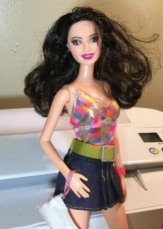 Model Muse Barbie Doll Raquelle Fashionista Hott Ooak Outfit Dark Hair