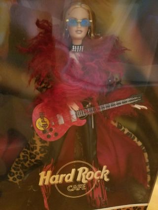 Hard Rock Cafe 2003 Limited Edition Barbie Doll,  Complete With Doll Stand