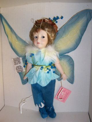 1984 Cindy M.  Mcclure 12” Porcelain Fairy Doll Elderberry