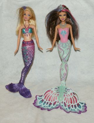 Barbie Color Magic Teresa & Color Change Barbie Mermaid Dolls