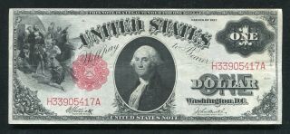 Fr.  37 1917 $1 One Dollar Legal Tender United States Note Extremely Fine