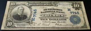 Series 1902 $10 National Currency,  Huntington National Bank of Columbus,  Ohio 2