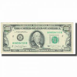 [ 612856] Banknote,  United States,  One Hundred Dollars,  1990,  Ef