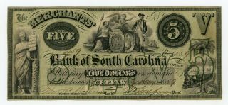 1859 $5 The Merchants 