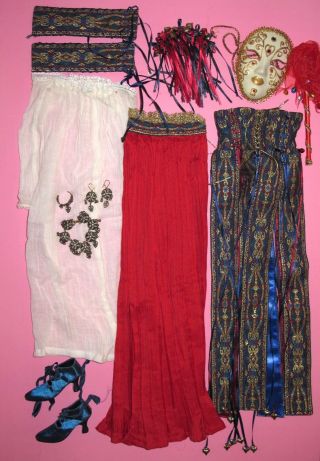Handmade - Venetian Carnival Sd 53cm Bjd Doll Outfit