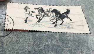 Authentic MNH China 1978 T28M galloping horse stamp sheet OG CTO 2 2