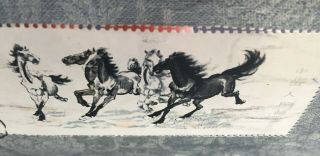 Authentic MNH China 1978 T28M galloping horse stamp sheet OG CTO 2 3