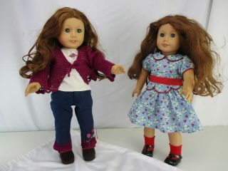 2 American Girl Doll With Clothes.