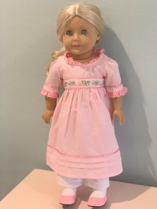 American Girl Doll (caroline) With 2 Additional Outfits