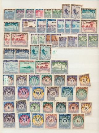 Indonesia Dos Udara Resmi Aviation Imperf Perf Mnh (appx 100 Stamps) (ad 805