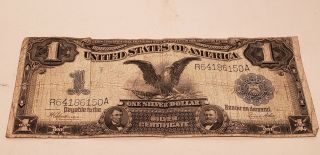 1899 Series One Dollar Silver Certificate - Large Note - Us Currency - R64186150a
