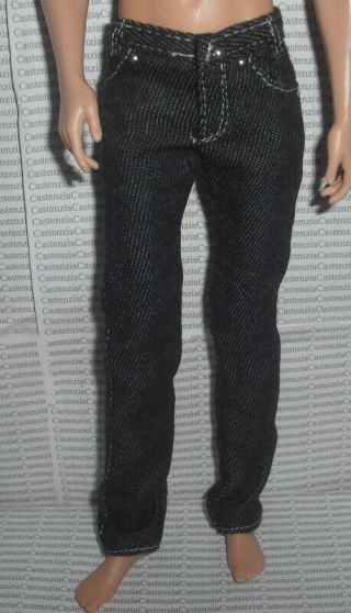 Bottom Ken Mattel Barbie Basics Model Muse 16 Dark Denim Blue Jeans Accessory