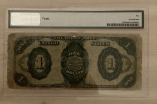 1891 $1 Treasury Note Fr 351 (Very Good 10) PMG currency USA United States Money 2