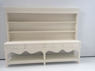 Huge Long Painted Dolls House Kitchen Dresser Rob Lucas 1of 2 Dollhouse