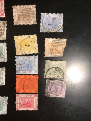 Hong Kong Earlier Issues.  Including $1 on 96c Grey Queen Victoria. 2