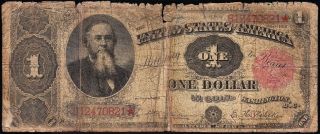 Affordable 1891 $1 " Stanton " Treasury Note B12470821