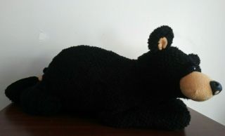 1996 Large Big Sky Carvers Bearfoots Black Bear Plush Stuffed Animal 26 "