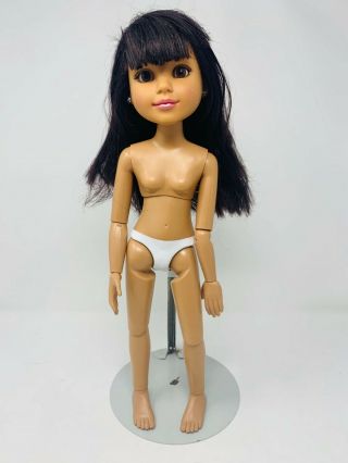 Mga Ink Best Friends Club Aisha 18 " Doll - Hispanic Brunette - Nude Doll Only