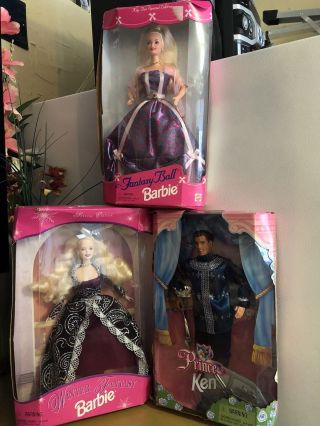 Winter Fantasy Ball Barbie Price Ken Collectible Dolls