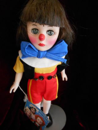 Vintage Effanbee 11 " Pinocchio Doll - Without Box On Stand
