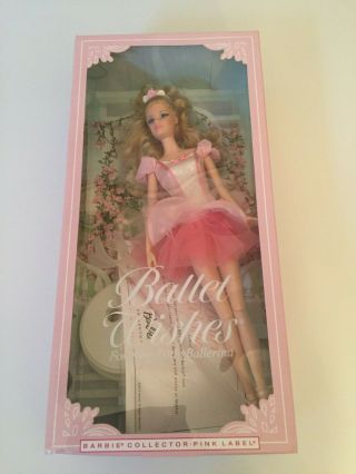Barbie Collector Pink Label Ballet Wishes For Your Little Ballerina Pink Tutu