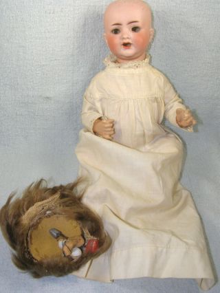 Antique German Kammer & Reinhardt Bisque Head Doll - 12 " - Simon & Halbig Head