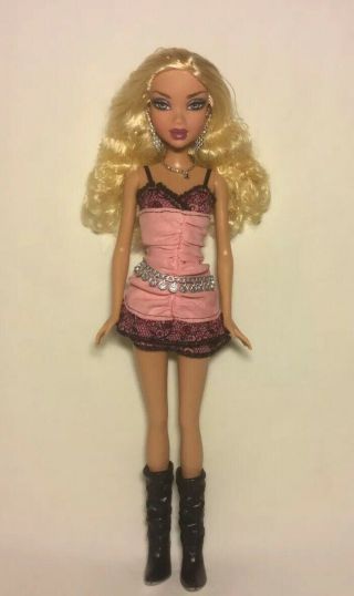 Mattel Barbie My Scene Rebel Style Kennedy Blonde Hair Doll Deboxed Complete