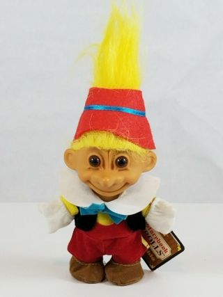 Pinocchio Troll Russ Storybook 5 Inch Blonde Doll With Tags