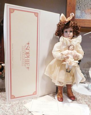 Mary Elizabeth And Her Jumeau Doll By Pamela Philips Georgetown 18 " Doll Nmib