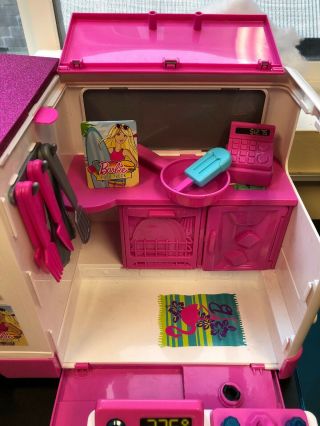 Mattel Barbie Food Truck Van With Accessories 2