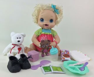 Baby Alive Doll My Baby Alive Interactive Blonde Eats Poops Hasbro 2010 2