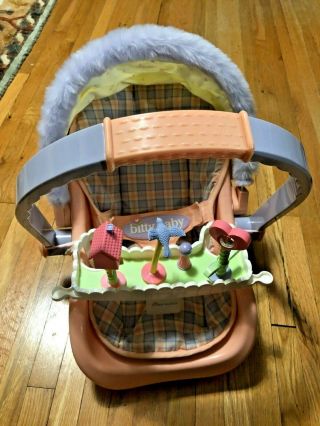 American Girl Bitty Baby Car Seat And Travel Time Toy Bar