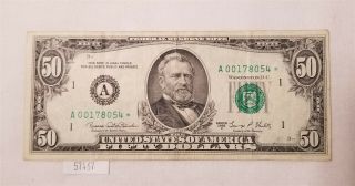 West Point Coins 1969a $50 Federal Reserve Note 