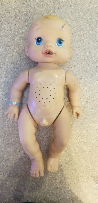 Hasbro Baby Alive Wets Boy Doll Wet N Wiggles Anatomically Correct Twin