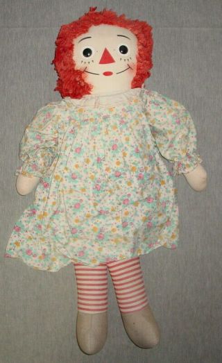 Vintage Raggedy Ann Doll 30 " Knickerbocker I Love You On Chest