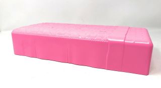 2015 Barbie Dream House Replacement Pink Bed And Zebra Stripe Tagged Pillow 3