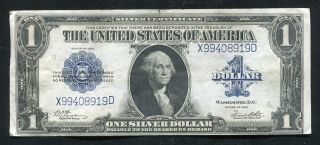 Fr.  238 1923 $1 One Dollar “horseblanket” Silver Certificate Extremely Fine