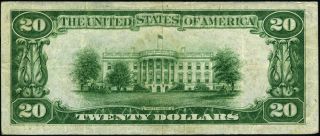 FR.  1870 J $20 1929 Federal Reserve Bank Note Kansas City J - A Block XF 3