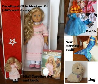 American Girl Doll Caroline And Mini - Doll,  Plus Extra Clothing