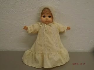 Vintage Eegee Baby Doll W/ Gown