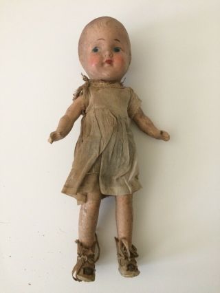 Antique Vintage Composition Baby Doll Early 1920 