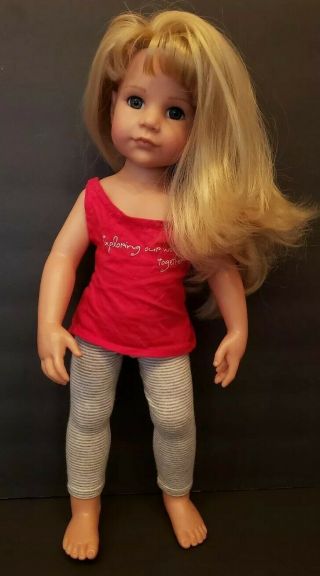 Gotz Doll 57g - 20 18 " Blonde Hair Doll Poseable