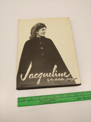 Jacqueline By Ron Galella Photographer Book 1974 Hardcover W/ Dj