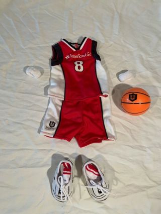 American Girl Doll Basketball Outfit By American Girl With Basketball